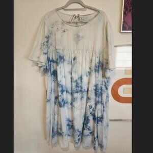 Tie-Dyed Oversized Dress